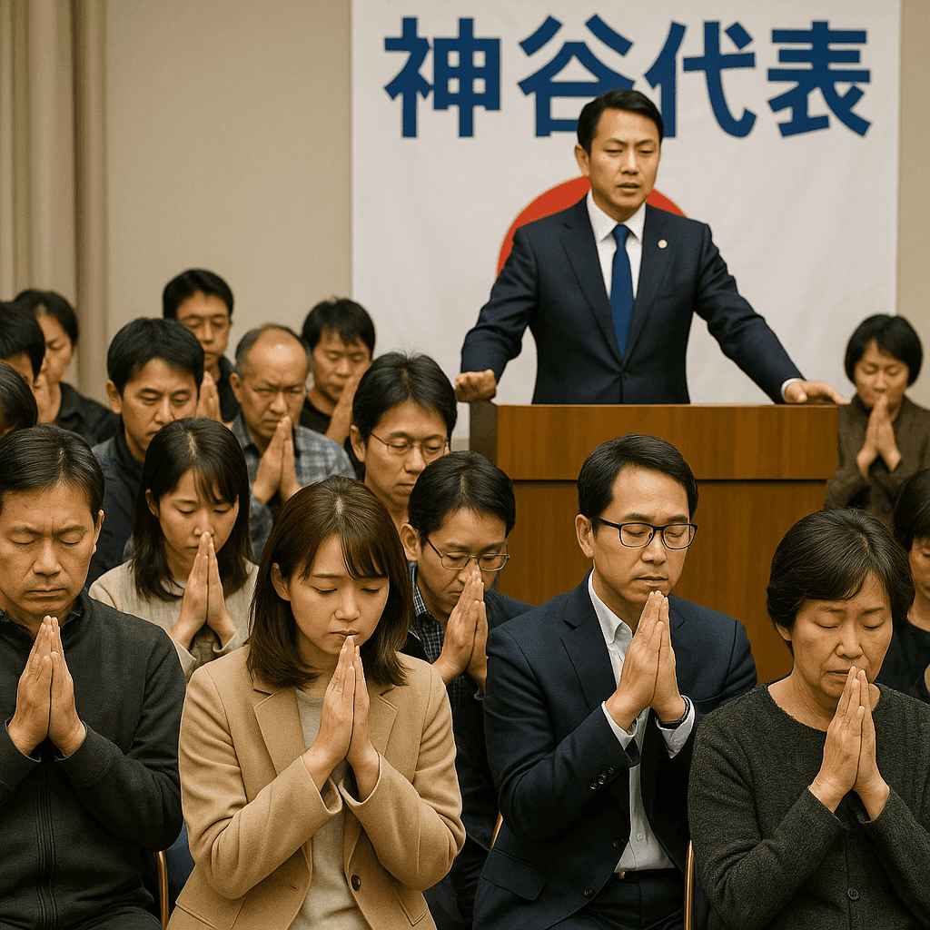 【驚愕】参政・神谷代表にお祈りしたら人生変わった奴が続出ｗｗｗ
