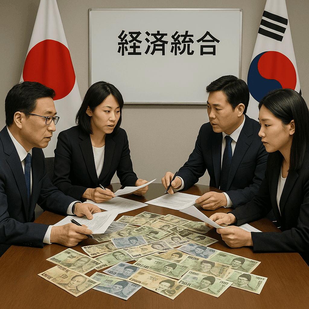 【驚愕】「日本と韓国の経済圏を1つに」に呪い説浮上！？なんJ民騒然ｗｗｗ